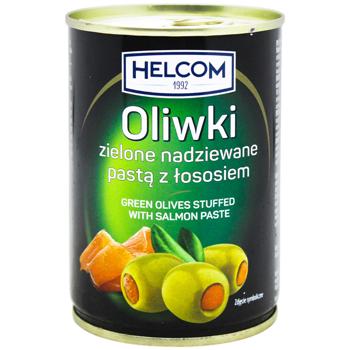 Helcom Green Olives Stuffed with Salmon 280g - buy, prices for Torba - photo 1