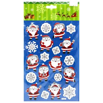 Angel Gifts Christmas Window Stickers in Assortment - buy, prices for MegaMarket - photo 4