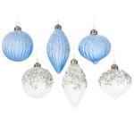 Куля ялинкова Decoris матова з декором 8см в асортименті