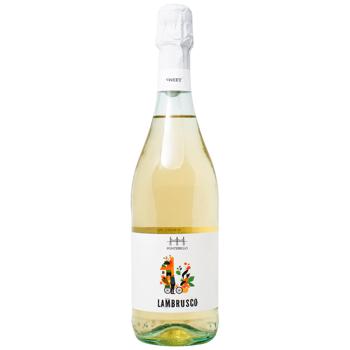 Вино игристое Pontebello Lambrusco белое сладкое 0,75л - купить, цены на ULTRAMARKET - фото 1