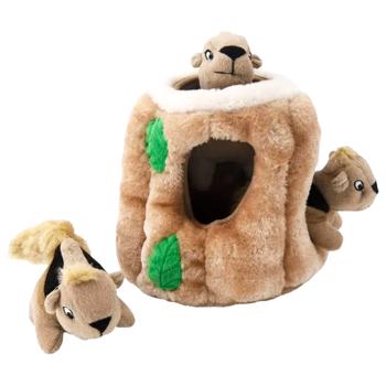 Игрушка для собак Outward Hound Hide-A-Squirrel интерактивная плюш 20см - купить, цены на MasterZoo - фото 2