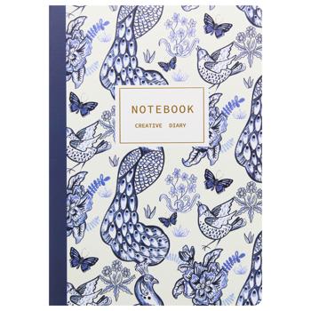 Книга для нотаток Buromax Nature темно-синя А5 32 аркуша - купити, ціни на За Раз - фото 1