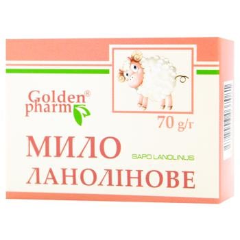 Golden Pharm Lanolin Solid Soap 70g - buy, prices for Auchan - photo 1