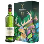 Glenfiddich 12yo Whisky 40% 0.7l + flask