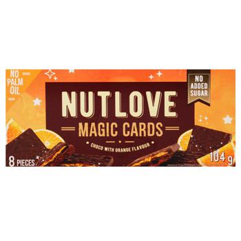 Печиво AllNutrition Nutlove Magic Cards Шоколад з помаранчем 104г - купити, ціни на WINETIME - фото 2