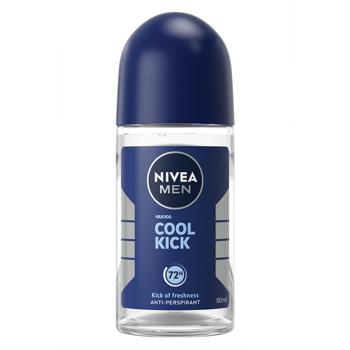 Антиперспирант шариковый Nivea Men Заряд прохлады 50мл - купить, цены на КОСМОС - фото 1
