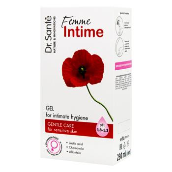 Гель для інтимної гігієни Dr Sante Femme Intime для чутливої шкіри 230мл - купити, ціни на ЕКО Маркет - фото 1