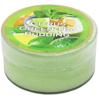 Свеча Bartek Candles Piccolo зеленый чай 5,5см - купить, цены на Auchan - фото 2