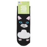 Premier Socks Cat Terry Children's Socks with Fluffy Pattern s.16-18