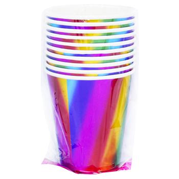 Набір стаканчиків паперових 10 шт. 34303-11 И461 - купити, ціни на КОСМОС - фото 1