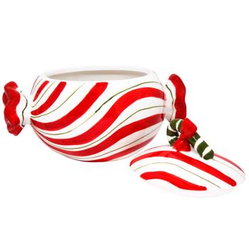 Bona Di Candy Jar 860ml Red with White - buy, prices for - photo 3
