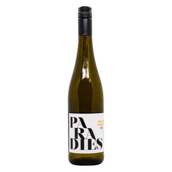 Вино Paradiesgarten Riesling Feinherb белое полусухое 11% 0,75л