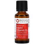 Вітамін D3, Liquid Vitamin D3, Protocol for Life Balance, підвищена сила, 2000 МО, 30 мл