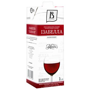 Vinlux Isabella Rose Semisweet Wine 9-13% 1l - buy, prices for MegaMarket - photo 2