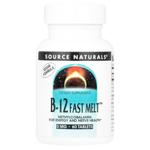 Витамин В12 Source Naturals Fast Melt 5мг 60 таблеток