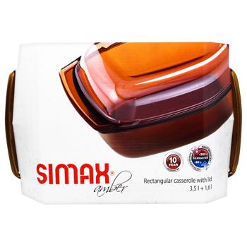 Гусятниця Simax Amber прямокутна з кришкою 3,5л + 1,6л - купити, ціни на METRO - фото 4