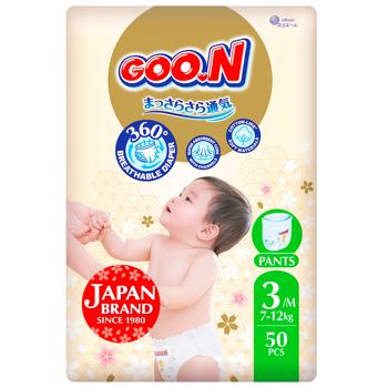 Підгузки-трусики Goo.N Premium Soft 7-12кг M 50шт - купити, ціни на NOVUS - фото 8