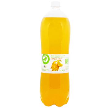 Auchan Orange Sparkling Drink 2l - buy, prices for Auchan - photo 1