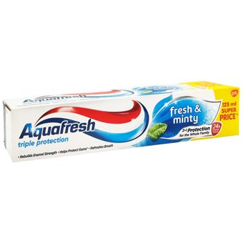 Зубная паста Aquafresh Освежающая-мятная 100мл - купить, цены на КОСМОС - фото 3