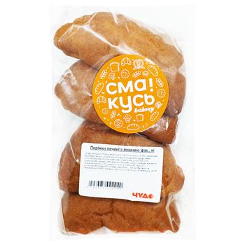 Пиріжки печені з вишнею фас., кг - купити, ціни на Чудо Маркет - фото 1