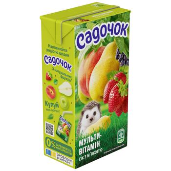 Сок Садочок мультивитаминный с мякотью 0,5л - купить, цены на Чудо Маркет - фото 2