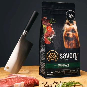 Savory Dry Food with Lamb for Adult Dogs of Small Breeds 3kg - buy, prices for - photo 4