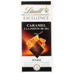 Lindt Dark Chocolate with Caramel and Salt 100g