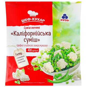 Суміш овочева Рудь Каліфорнійська 400г