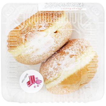 Пончик Auchan со вкусом Бабл-гам 70г 2шт - купить, цены на Auchan - фото 2