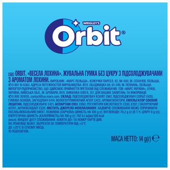 Жевательная резинка Orbit Веселая Голубика 14г - купить, цены на ULTRAMARKET - фото 3