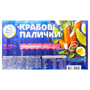 Крабові палочки Водний Світ Океанічні заморожені 360г - купити, ціни на Восторг - фото 1