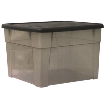 Elegance Storage Container With Brown Lid 20l 39x29x24cm - buy, prices for Za Raz - photo 2