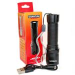 Ліхтар Quantum Minik LED з USB ручний black 3W