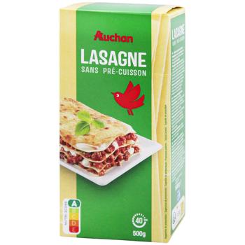 Макаронные изделия Auchan Лазанья 500г