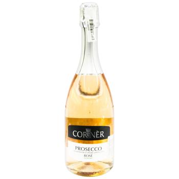Corner Prosecco Rose Extra Dry Sparkling Wine 11% 0.75l