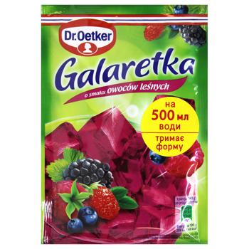 Dr.Oetker Galaretka Forest Berry Jelly 72g - buy, prices for Ideal - photo 1