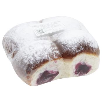 Butter Pampushka with Cherry Filling 50g - buy, prices for COSMOS - photo 2