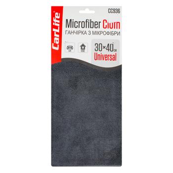 CarLife Universal Gray Microfiber Rag 30*40cm - buy, prices for ULTRAMARKET - photo 1