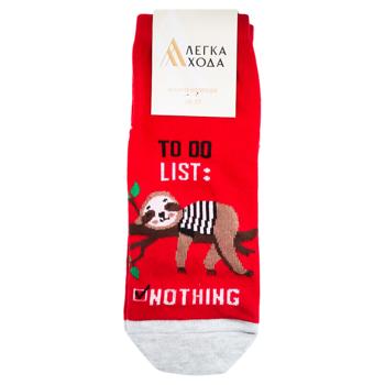 Lehka Khoda Women's Socks s.23 Red - buy, prices for EKO Market - photo 1