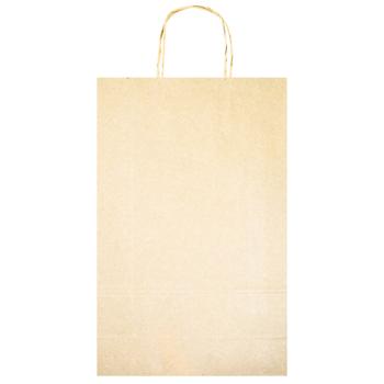 Пакет крафт коричневий з ручками 350х230х100мм - купити, ціни на METRO - фото 1