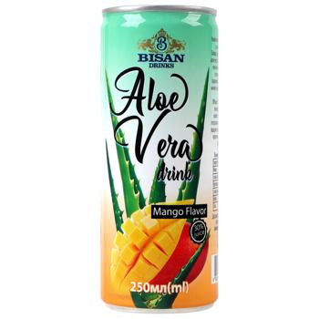 Bisan Drinks Aloe Vera Juice Drink with Mango Flavor 250ml - buy, prices for Chudo Market - photo 1