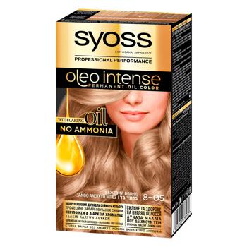 Syoss Oleo Intense 8-05 Beige Blonde Ammonia Free Hair Dye 115ml - buy, prices for Za Raz - photo 1