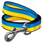 Waudog Nylon Leash 122cm/20mm with Colors of Freedom Design