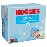 Салфетки влажные Huggies Pure 2+1 168шт