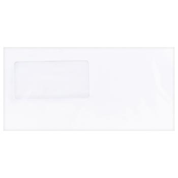 Конверт DL белый 110х220мм с окном 45х90мм 20шт - купить, цены на METRO - фото 1