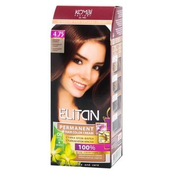 Elitan Intensive Hair Dye №4.75 Chocolate chestnut