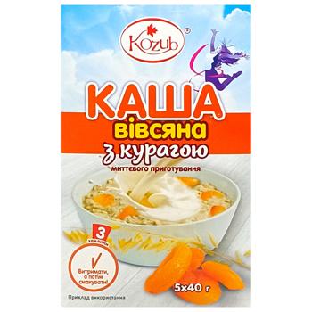 Kozub Product Oatmeal with Dried Apricots in Bags 5pcs*40g - buy, prices for Chudo Market - photo 2