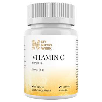 Вітамін C My Nutri Week 500мг 60 капсул - купити, ціни на Біотус - фото 1