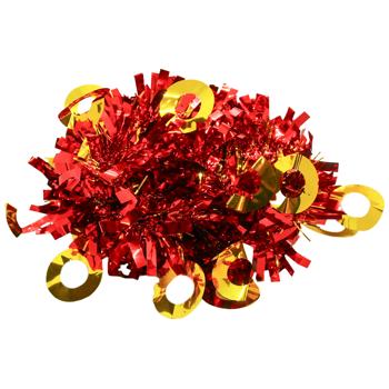 Украшение дождик новогодний в ассортименте LD25-012 - купить, цены на ULTRAMARKET - фото 2