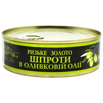 Шпроти Гамма-А Ризьке золото 240г